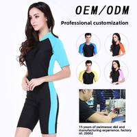 Combinaison de surf en latex à manches courtes pour femmes adultes, séchage rapide, protection solaire, une pièce, plongée, snorkeling