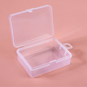 Transparent <b>Plastic</b> Storage <b>Box</b> 6.8x5.1x2.3cm Rectangle With Lid General Packaging Jewelry <b>Box</b> - Product Image 3