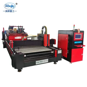 CNC fiber lazer makinesi otomatik besleyici üretim hattı 3000w sac metal lazer kesme makinesi satılık