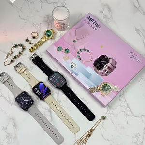 2024 Smartwatch A89plus <span class=keywords><strong>6</strong></span> en <span class=keywords><strong>1</strong></span> traje señoras collar pendientes pulsera anillo Smartwatches conjunto de joyería de lujo A89 PLUS para mujeres - Product Image 1
