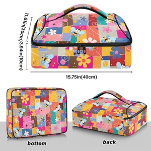 Aloha Hawaii Collection Wholesale Custom Logo Waterproof Soft Portable Insulated Food Bag Casserole Cooler Bag for Hiking - Product Image 3