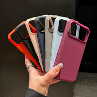 Coque de téléphone magnétique souple en TPU avec bords antidérapants et doublure en tissu pour iPhone 18 17 Pro Max 16 Plus 17e