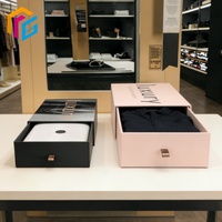 Coffret Cadeau Écologique pour Sous-vêtements et Chaussettes Femme, Boîte de Rangement en Carton pour Leggings et Sous-vêtements, Idéal pour l'Emballage