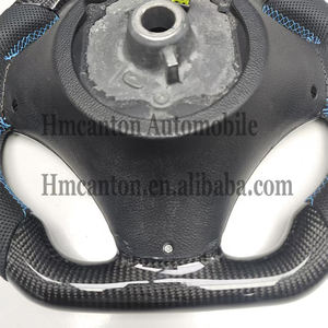 Volante Deportivo Personalizado de Cuero Perforado y Fibra de Carbono M Sport para BMW Serie 3 E90 E91 E92 E93 - Product Image 6