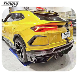 Kit <span class=keywords><strong>Carrosserie</strong></span> M Style en Carbone Sec pour Lamborghini Urus 2018+ : Lame Avant, Diffuseur Arrière, Jupes Latérales, Élargisseurs d'Ailes, Ailerons - Product Image 6
