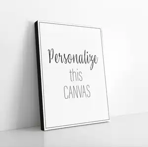Personalized Canvas Custom Canvas Print Canvas Wall Decor Personalized Text Sign