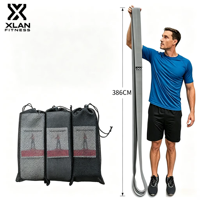 Sangle de sport longue XLAN de haute qualité et haute élasticité, avec une circonférence de 76 pouces, adaptée à l'entraînement de force du corps entier