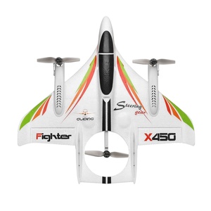 <span class=keywords><strong>WLtoys</strong></span> XK <span class=keywords><strong>X450</strong></span> RC avión 2,4 GHz 6 canales Motor sin escobillas Control remoto despegue Vertical aviones juguetes para niños - Product Image 4