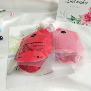 Best-seller 50ml en vrac Base de brillant à lèvres <span class=keywords><strong>Nude</strong></span> Sac plastique Vegan Brillant Imperméable Sans Logo Rouge à lèvres liquide pour la vie quotidienne - Product Image 6