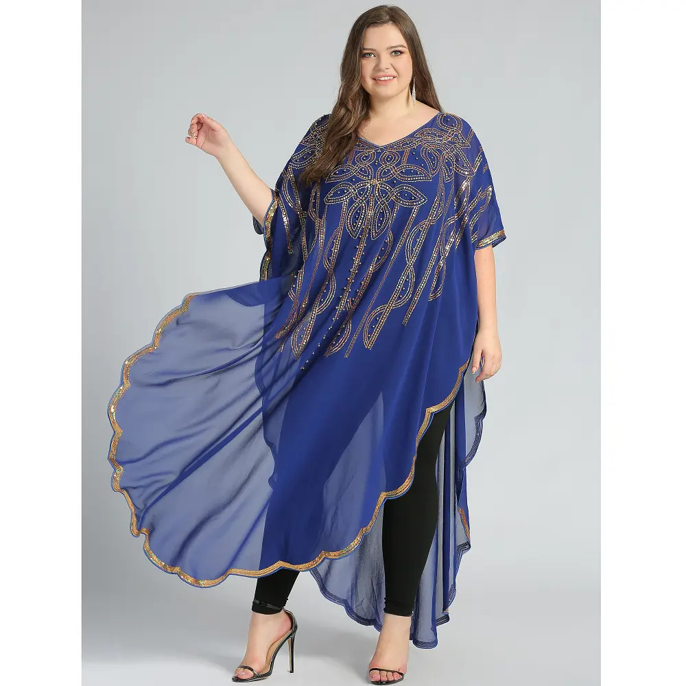 2022 Ren Thêu Jababiya Lưới Hồi Giáo Abaya Dress Eid Mubarak Dubai Thổ Nhĩ Kỳ Ả Rập Ma-rốc Kaftan Quần Áo Hồi Giáo