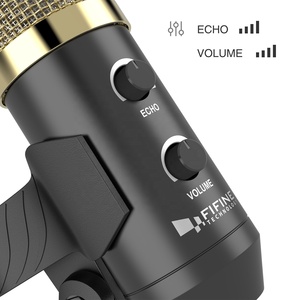 Fifine microfono condensador podcast <span class=keywords><strong>micro</strong></span> professionnel de studio a condensatore USB microfono streaming di registrazione per il PC del computer portatile - Product Image 2
