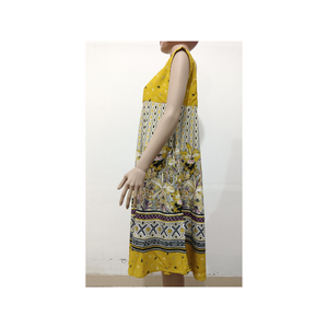 ชุดเดรสผ้าเรยอนสำหรับผู้หญิงใส่นอนลำลองผ้าเรยอนระดับพรีเมียมนุ่มสบายเหมาะสำหรับใส่ในบ้านยามค่ำคืน - Product Image 4