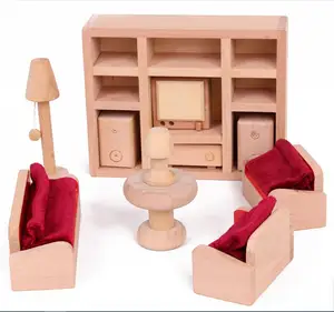 畅销中国工厂供应最优惠价格定制圣诞迷你玩具屋家具配件
