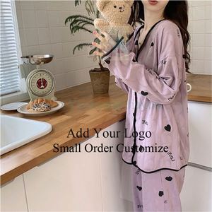 Conjunto de Pijama de Seda de Manga Corta con Estampado <span class=keywords><strong>Blanco</strong></span> de Buena Calidad - Product Image 2