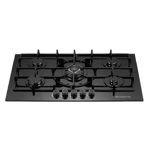 built in gas cooktop China hot selling 5 burner gas stove high quality commercial gas cooker