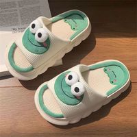 Chaussons bébé en lin motif grenouille, antidérapants, à semelle épaisse, en coton et lin, pour printemps et été, modèle 2026, vente chaude