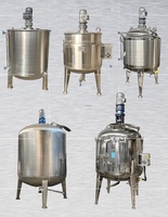 Machines chimiques haut cisaillement disperser émulsionner équipement de mélange liquide mélange réservoir de chauffage agitateur mélangeur en acier inoxydable