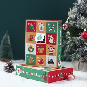 Noël <span class=keywords><strong>12</strong></span> jours de calendrier de l'avent cadeau mystique aveugle boîte compte à rebours 2025 décorations de noël boîte pour enfants boîte-cadeau - Product Image 4