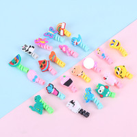 Protecteur de câble d'écouteurs USB en silicone flexible Yitkor avec forme d'animal de dessin animé pour usage général
