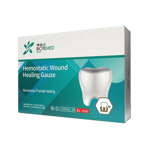 Pembalut luka berperekat, 15x25mm 2 bagian/kotak untuk implan gigi ekstraksi mulut restorasi luka - Product Image 1