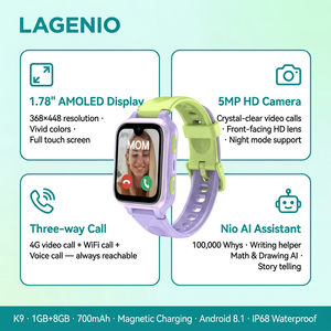 Reloj Inteligente LAGENIO Edición Global con Tarjeta SIM 4G, GPS, LBS, WIFI, A-GPS, Rastreador, SOS, Videollamada de Emergencia para Niños - Product Image 2