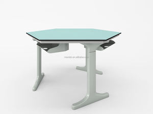 Mesa Hexagonal para Laboratorio, Estación de Trabajo Científica Universitaria, Mobiliario de Laboratorio Escolar, Banco de Laboratorio para Estudiantes y Niños - Product Image 4