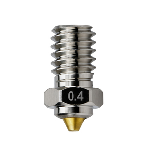 Buse bimétallique en acier trempé DLC doré 0,4 mm 0,6 mm 0,8 mm pour <span class=keywords><strong>E3DV6</strong></span>/ PRUSAi3 /MK3/ MK3S - Product Image 1