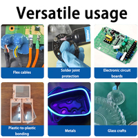 Perekat Epoxy UV Ramah Lingkungan Kekuatan Tinggi Laris Manis, Kit Resin UV Mewah untuk Perbaikan Motherboard Elektronik