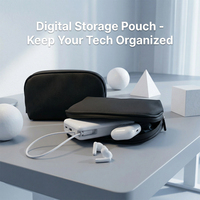 Sac Organisateur d'Accessoires Tech en Gros Prêt à Expédier avec Logo Personnalisé Faible MOQ Pochette Organisateur de Câbles Électroniques pour Voyage