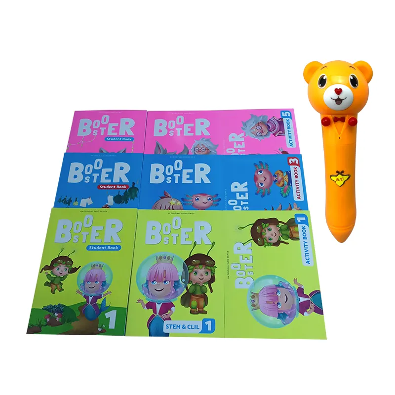 9*Children English Teaching Books Preschool Portable Reading Pen Books