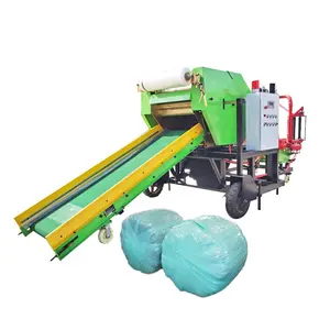 Fabrik preis 70Cm Hey Wrapper Runde Strohballen-Verpackungs maschine Silage-Ballen presse