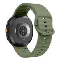 Bracelet en silicone ondulé cousu pour Samsung Galaxy Watch 8 Series WB0188S