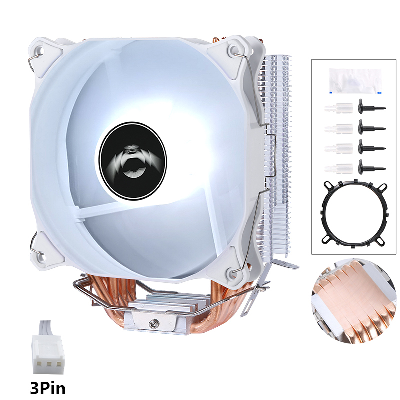 White-QZ-1260-BK-3P-B-1F-1(3Pin Fixed White Light)