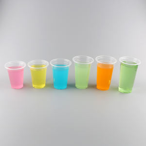 Gobelets jetables en PP transparent Zhijia pour boissons chaudes et froides, 95 mm, 350 ml-600 ml, à <span class=keywords><strong>emporter</strong></span> pour thé à bulles, jus de fruits - Product Image 3