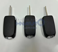 Coque de clé plip de rechange pour Fiat 500 Punto Evo Grande Punto avec lame SIP22 non coupée, boîtier de clé de remplacement modifié