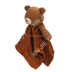 Serviette apaisante en coton PP pour ours en peluche, <span class=keywords><strong>couverture</strong></span> réconfortante personnalisable en peluche brodée avec services OEM ODM - Product Image 4