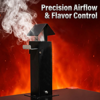 Parrilla vertical de gas de carbón eléctrico OEM personalizada Offset Lang Best Smoker Oven Grill Pit