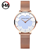 <strong>Hannah</strong> <strong>Martin</strong> 1333 Ready to Ship Ornate Top Quality New Design Original <strong>Best</strong> <strong>Selling</strong> on Sale Women Quartz <strong>Watch</strong> Mesh Steel Band