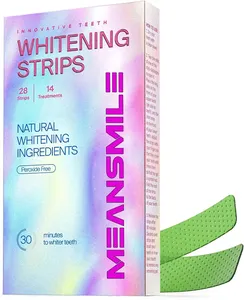 2024 Customized Best Seller Sensitive Care Plus 14 Treatments Daily Use Non Peroxide Teeth Whitening Strips