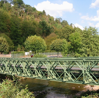 Ponts lourds préfabriqués de structure métallique de belle conception construction facile/ponts piétonniers/ponts Bailey