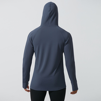 Chemises de pêche à manches longues pour hommes Palmyth, avec capuche, protection UV UPF 50, séchage rapide, impression par transfert thermique sans couture