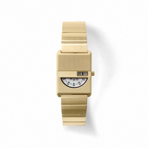 Reloj de Cuarzo Retro Minimalista con Correa de Acero Inoxidable Cuadrada de 26 mm, Pantalla Digital de Lujo, Resistente al Agua, Correa Moderna de 20 mm - Product Image 2