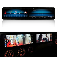 Sistema Multimedia para Coche con Pantalla Doble de 12.3 Pulgadas, Android 13 y Carplay para Mercedes Benz Clase CLA, GLA, A, A45 AMG W176 A180 A200 A250