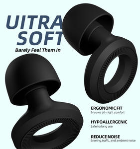 <span class=keywords><strong>Bouchons</strong></span> <span class=keywords><strong>d</strong></span>'<span class=keywords><strong>oreilles</strong></span> pour dormir, réutilisables, en silicone souple, <span class=keywords><strong>anti</strong></span>-bruit, pour le travail, les études, les voyages, protection, ajustement confortable - Product Image 6