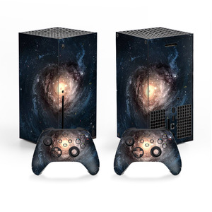 Pegatinas de vinilo para Xbox Series X, cubierta protectora con diseño de estrellas de galaxia para consola y controlador - Product Image 4