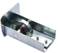 Rueda de Rodamiento Inferior Universal de Acero Galvanizado para Sistema de Deslizamiento, Polea para Puerta de Entrada, Valla