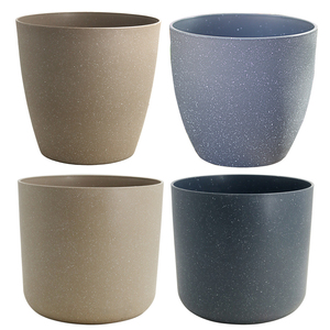 Maceta Grande para Plantas Verdes, Estilo Europeo, de Resina, Piedra Escarchada, Plástico Ecológico, Grueso y Duradero, Moderno, para Suministros de Jardinería - Product Image 1