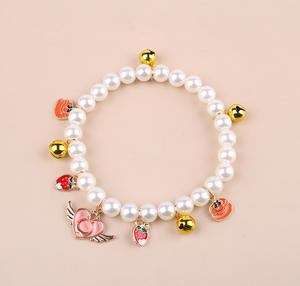 Collier de luxe pour animaux de compagnie chat collier de <span class=keywords><strong>chien</strong></span> pendentif perle Western Animal Simple élégant pour <span class=keywords><strong>chien</strong></span> marche fête accessoire en gros - Product Image 6