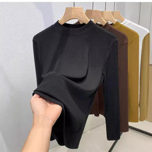 T-shirt décontracté très extensible, respirant, séchage rapide, en nylon doux, vente en gros, hauts élégants et sexy pour femmes - Product Image 3