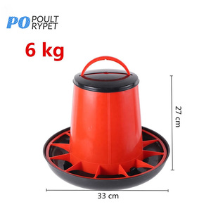 Nhựa 1.5 3 6Kg Tự Động Gà Vịt Ngỗng Chim Cút Chim Bồ Câu Feeing Xô Gia Cầm Trung Chuyển Cho Gà - Product Image 3